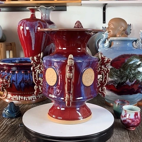 瓷片神垕镇钧瓷艺术