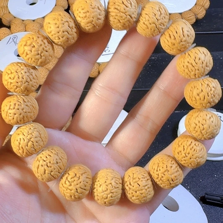 桃核吊坠18南瓜玻璃球