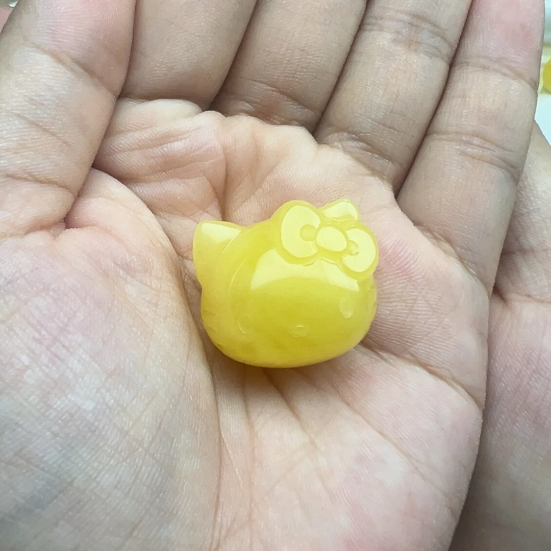 琥珀未镶嵌珠宝奇石Kt打孔不退换