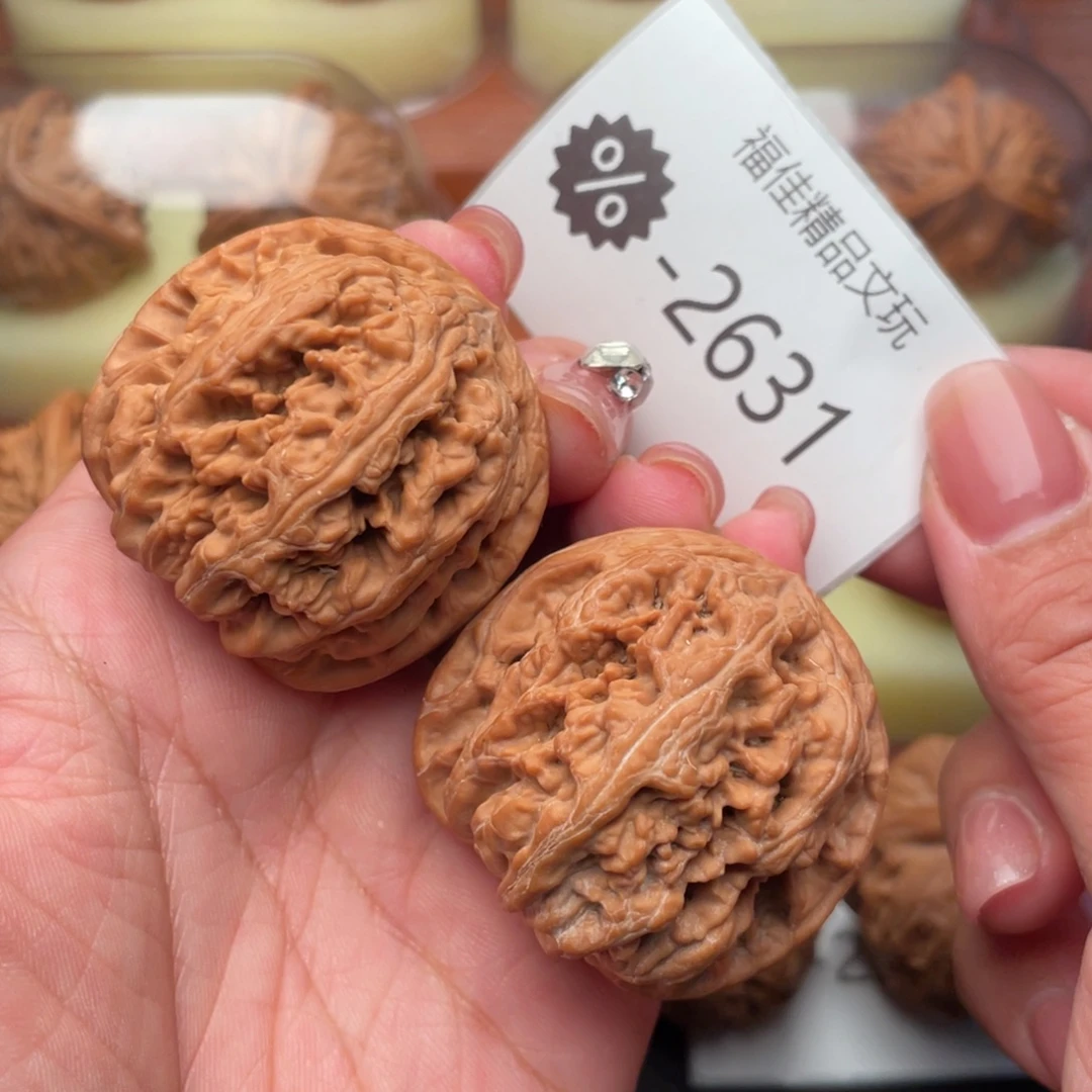 文玩核桃把件43头货大粗筋