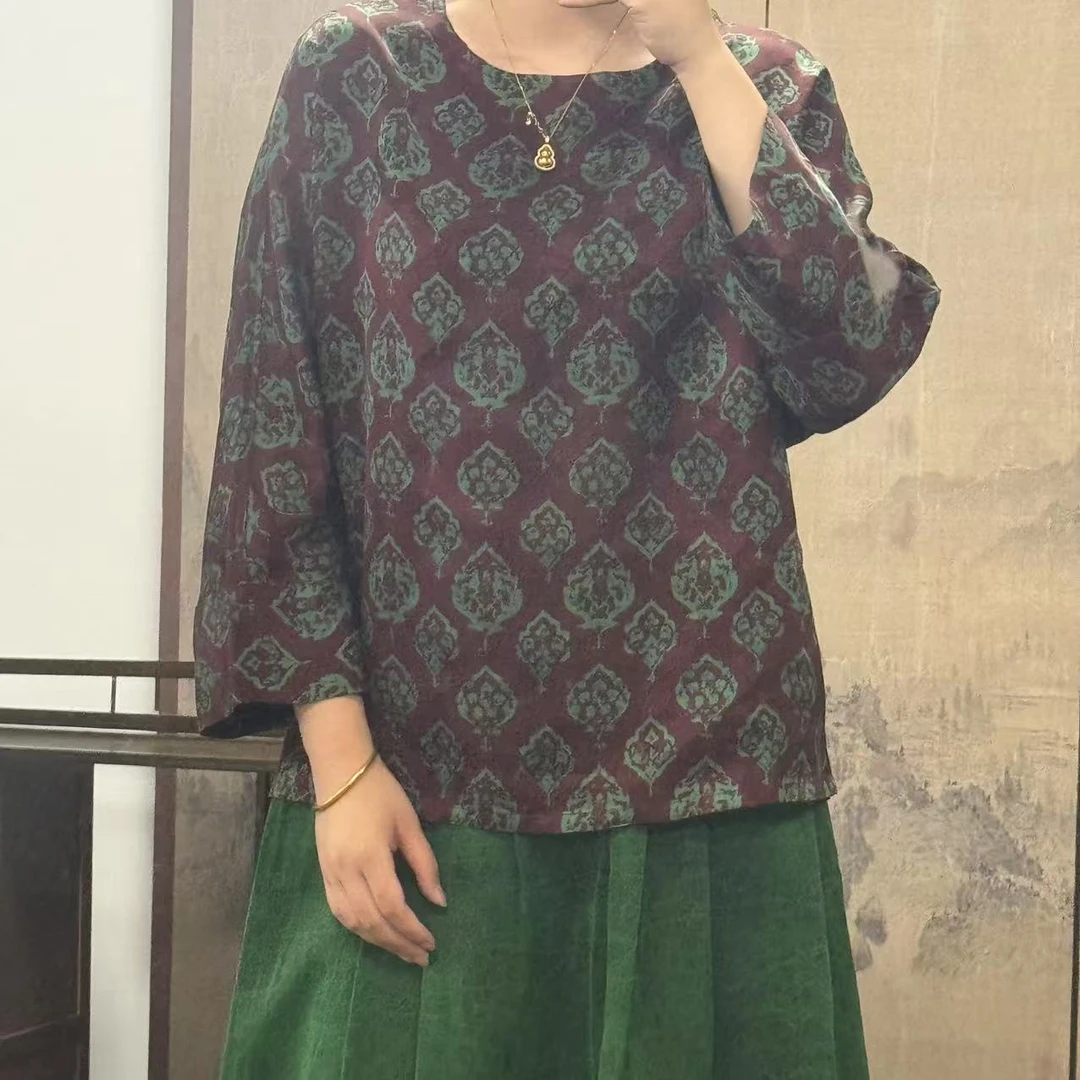 100桑蚕丝！幸福树上衣