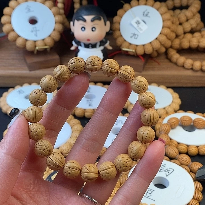 桃核手串野12 （尺寸误差0.5之间）
