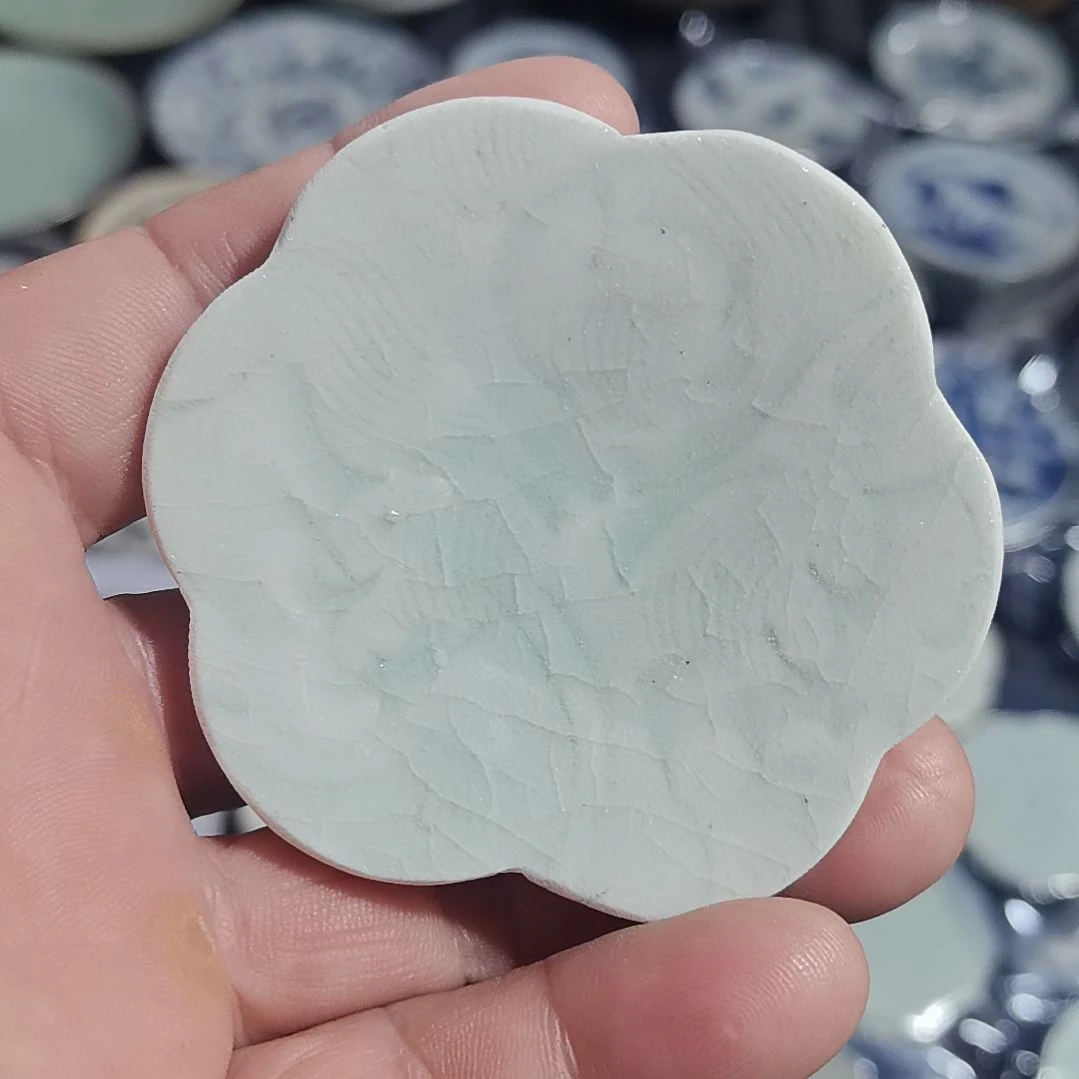瓷片青花影青杯垫标本全选