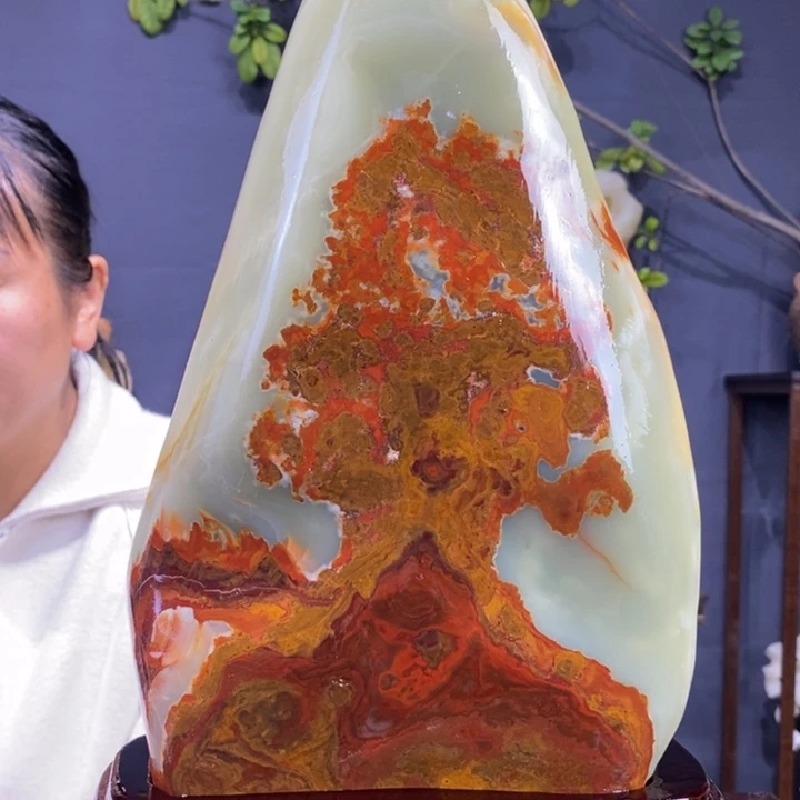 石材精品古青石摆件