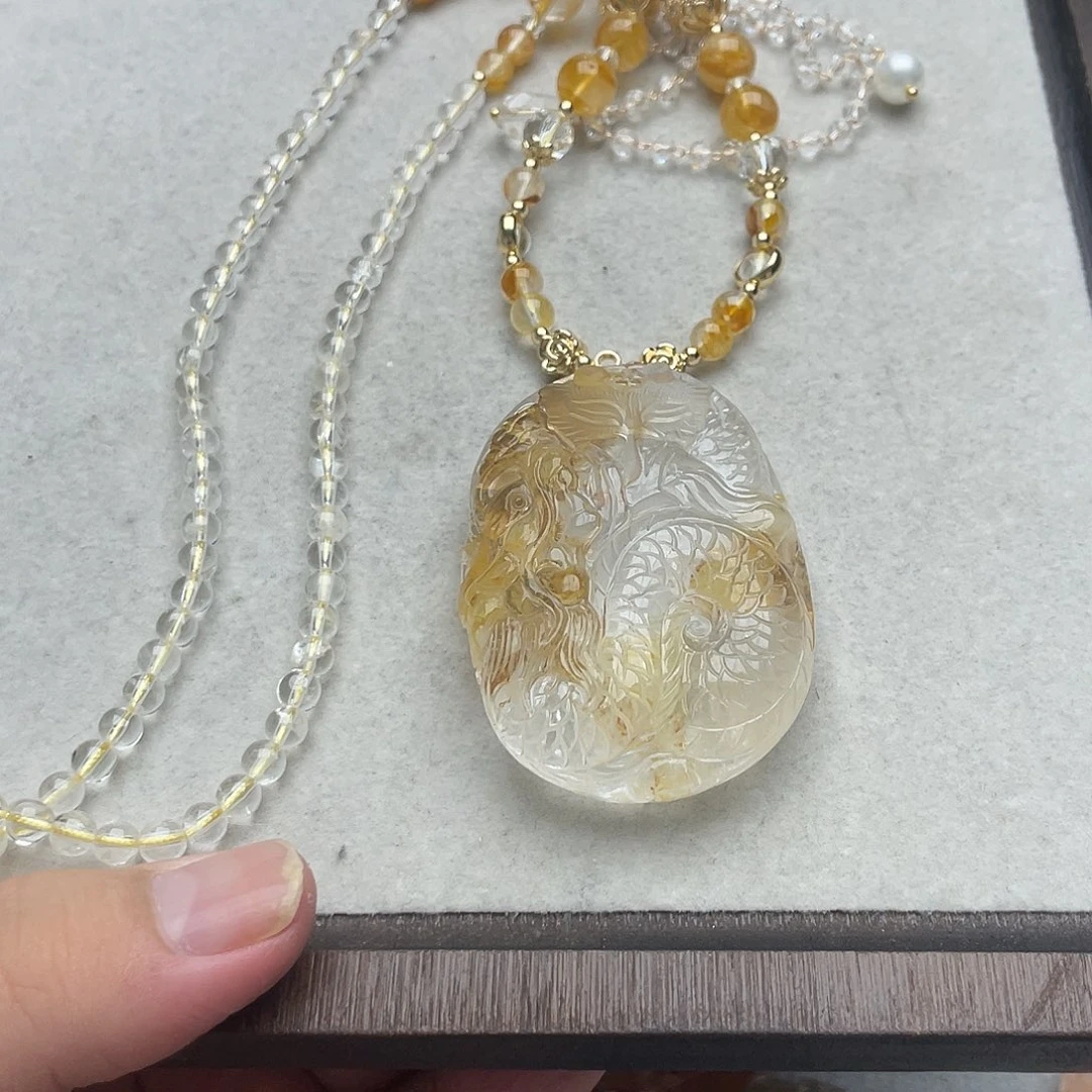未镶嵌吊坠(不含链)水晶?***?