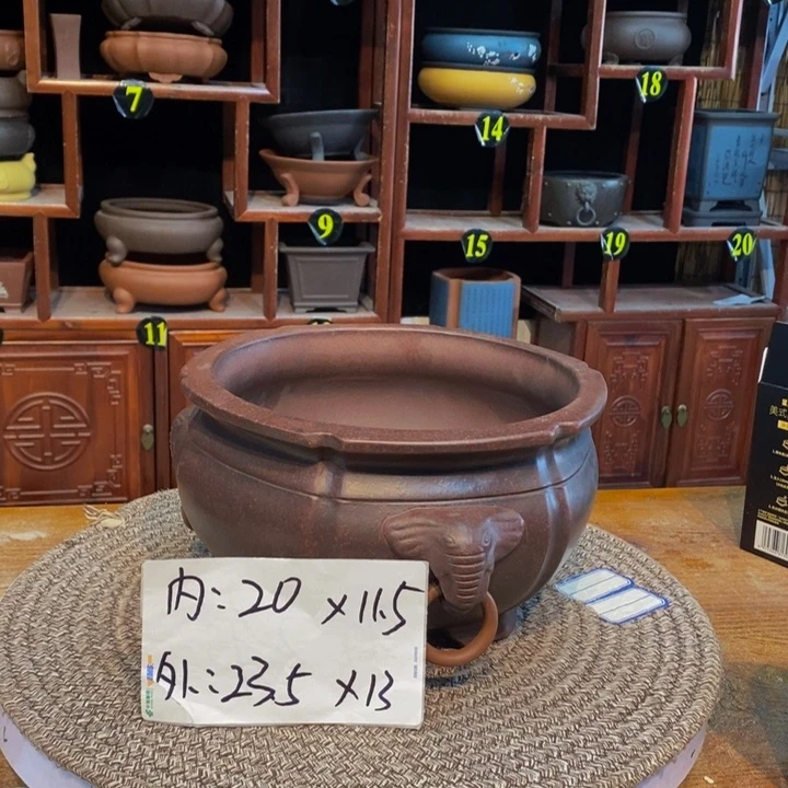 紫砂花盆紫砂花盆