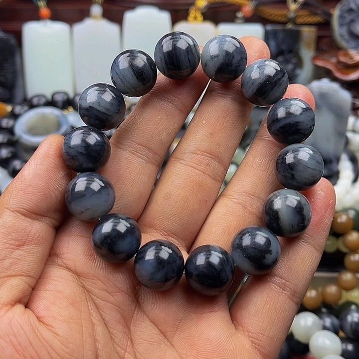 未镶嵌手串和田玉