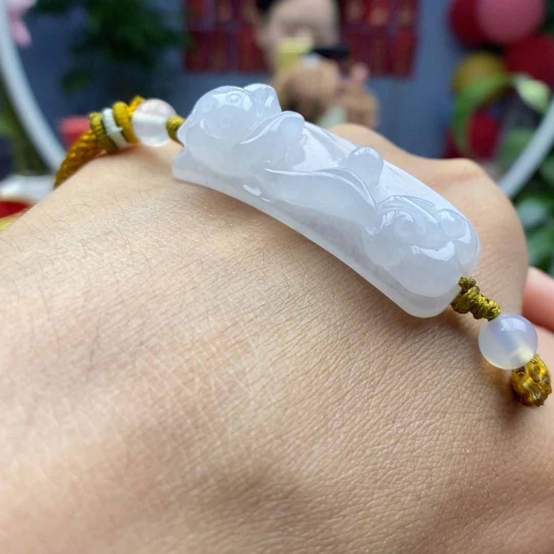未镶嵌手链翡翠手串