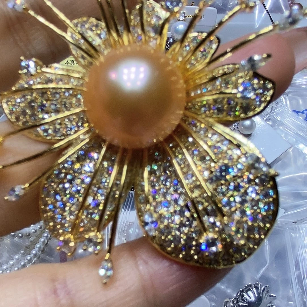 淡水珍珠吊坠未镶嵌冰*