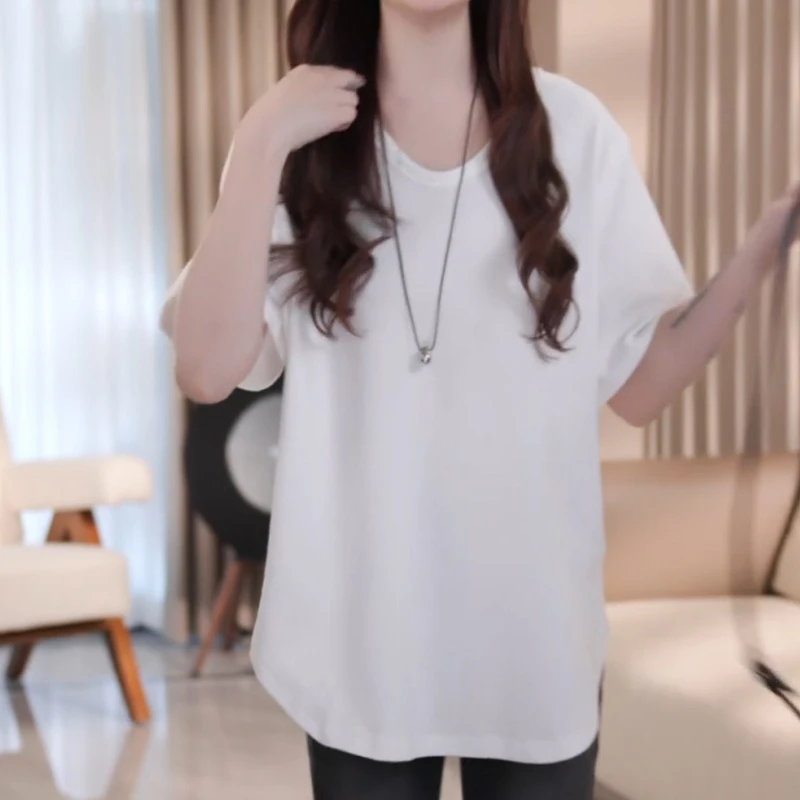 2025新款韩版设计感百搭时尚气质显瘦T恤短袖LK2505189