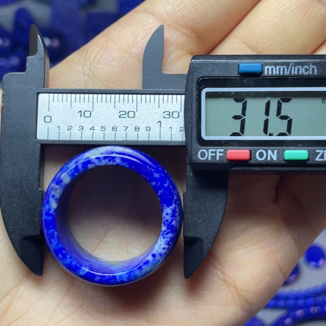 青金石未镶嵌22mm内径扳指