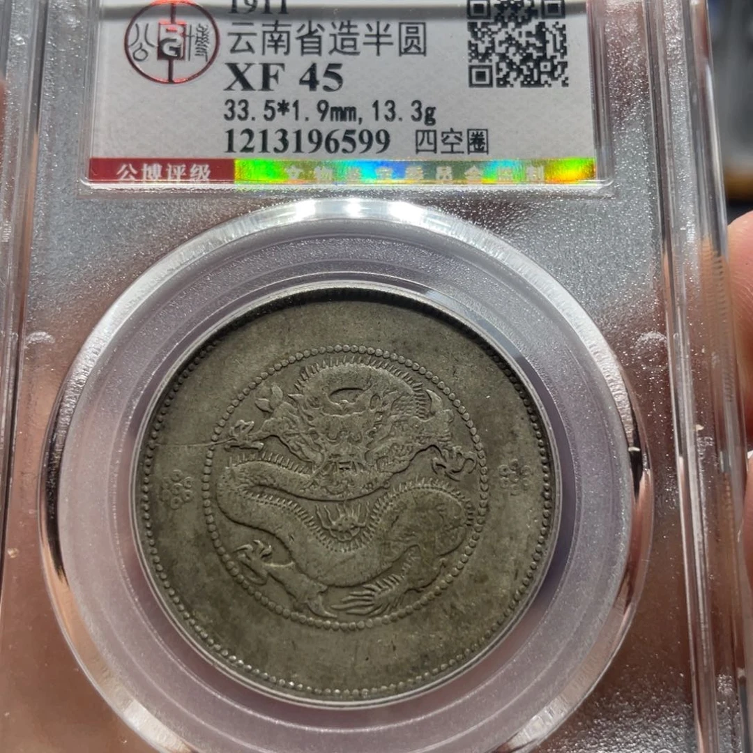 银云南半圆龙6599   神临钱币