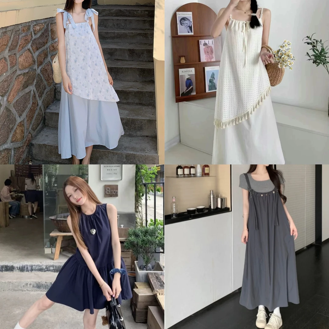 HuaHua女装甜美夏季气质韩版套装编码合集051-080（以直播间为准）