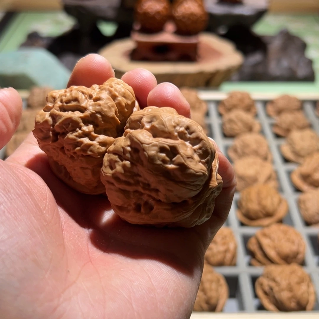 缘***轩菩提籽类文玩核桃蛤蟆头