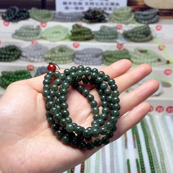 和田玉颈饰未镶嵌6m m