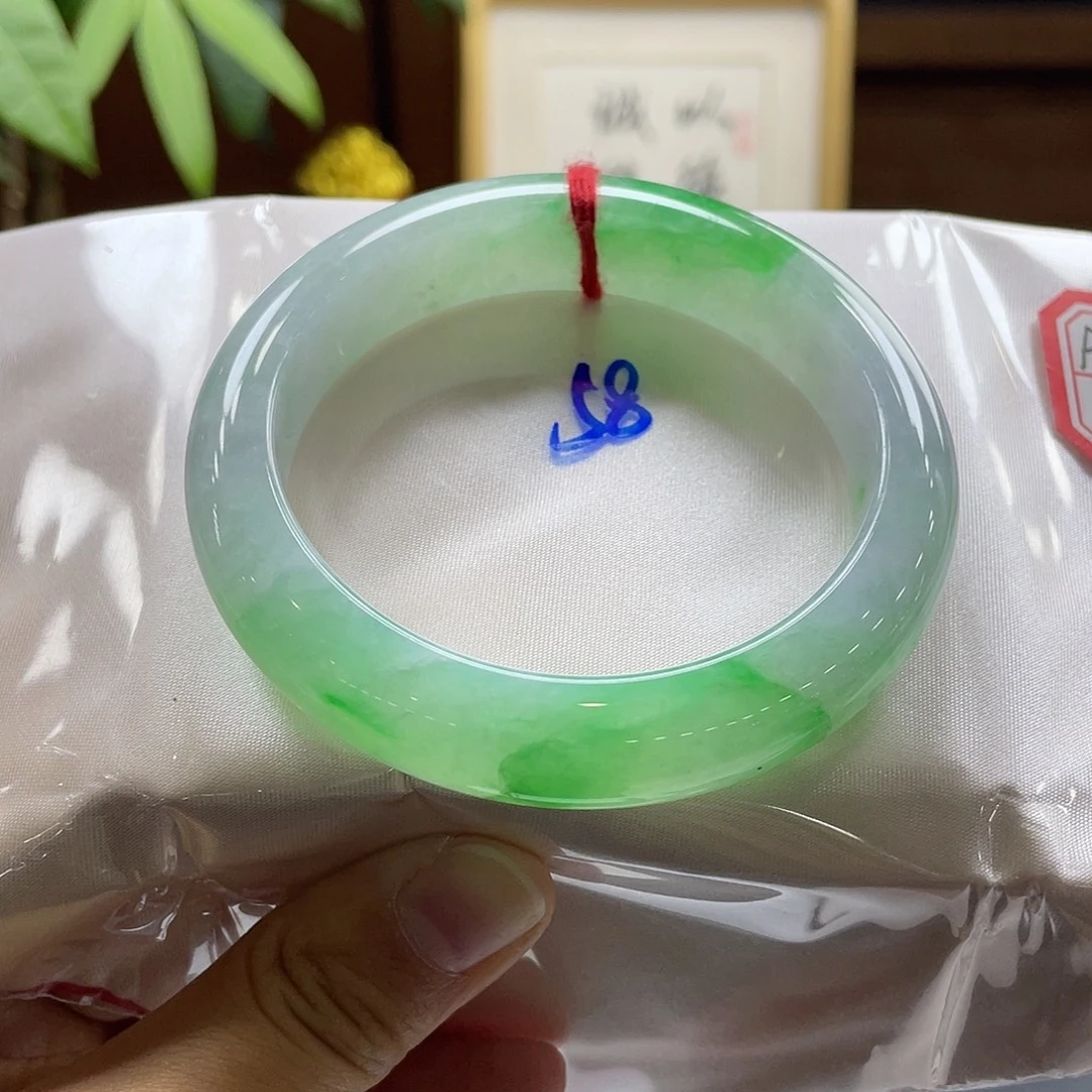 翡翠未镶嵌手镯26 号链接