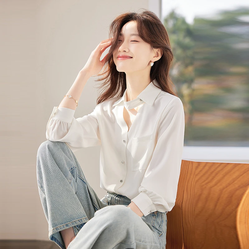 Q9956新款长袖衬衫