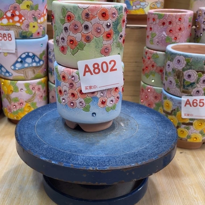 小直筒拇指多肉花盆