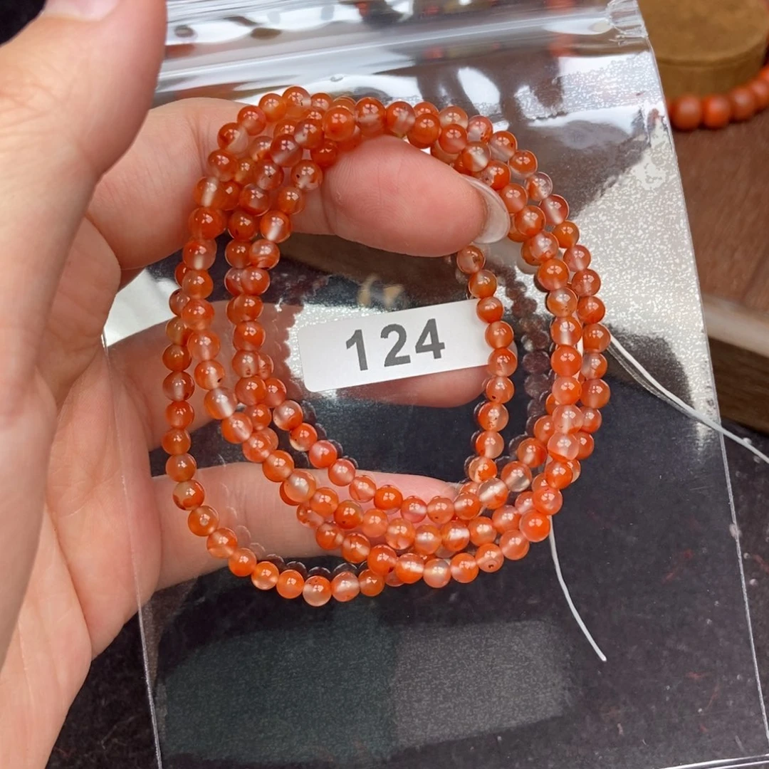 南红玛瑙未镶嵌手串