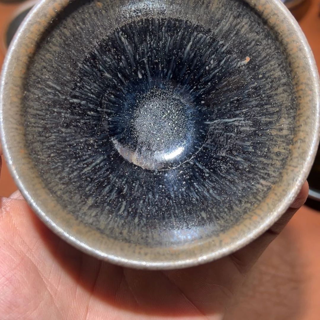 茶盏柴烧主人杯建窑建盏茶盏