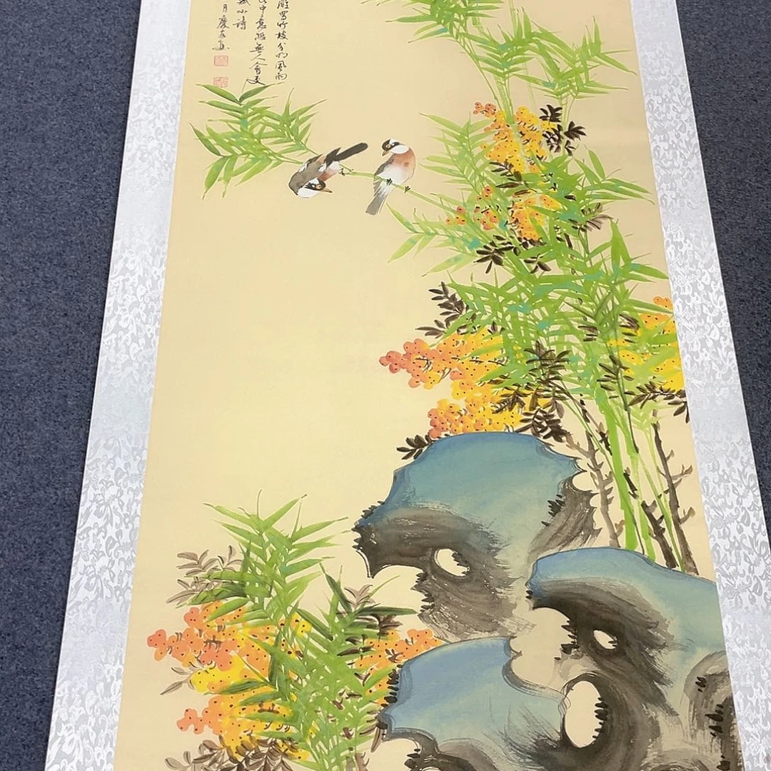 国画作品小姐姐放漏…