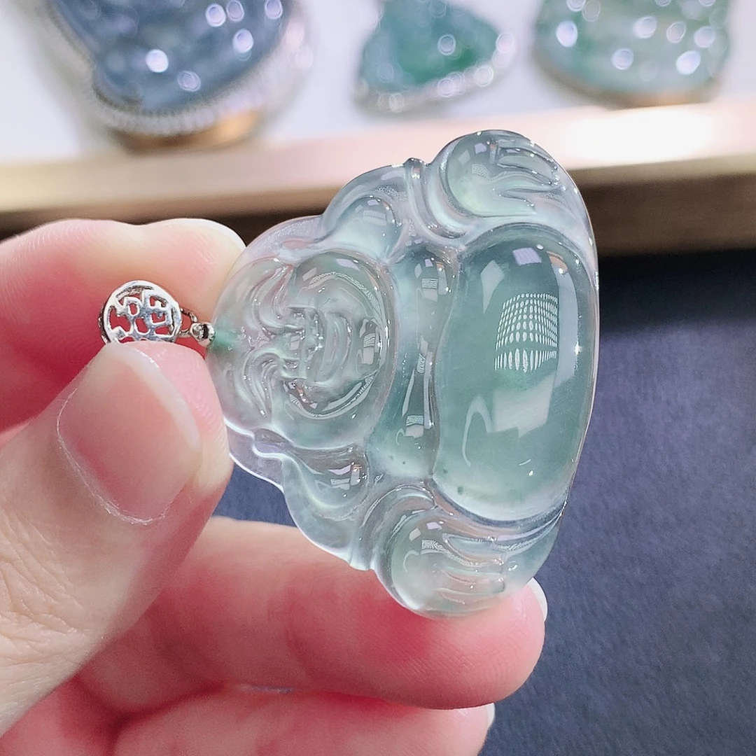 翡翠未镶嵌挂件翡翠