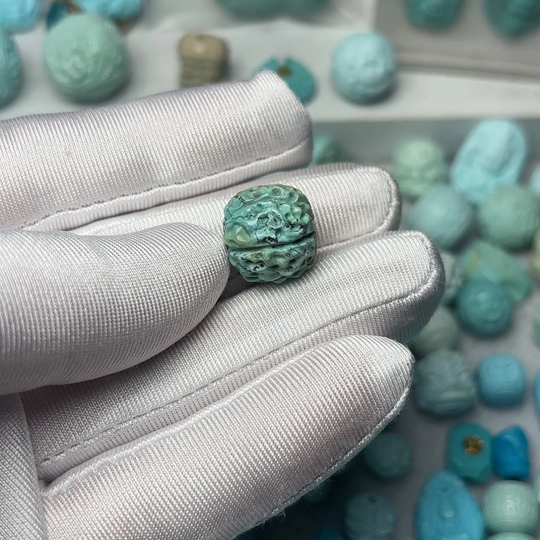 绿松石珠宝半成品未镶嵌