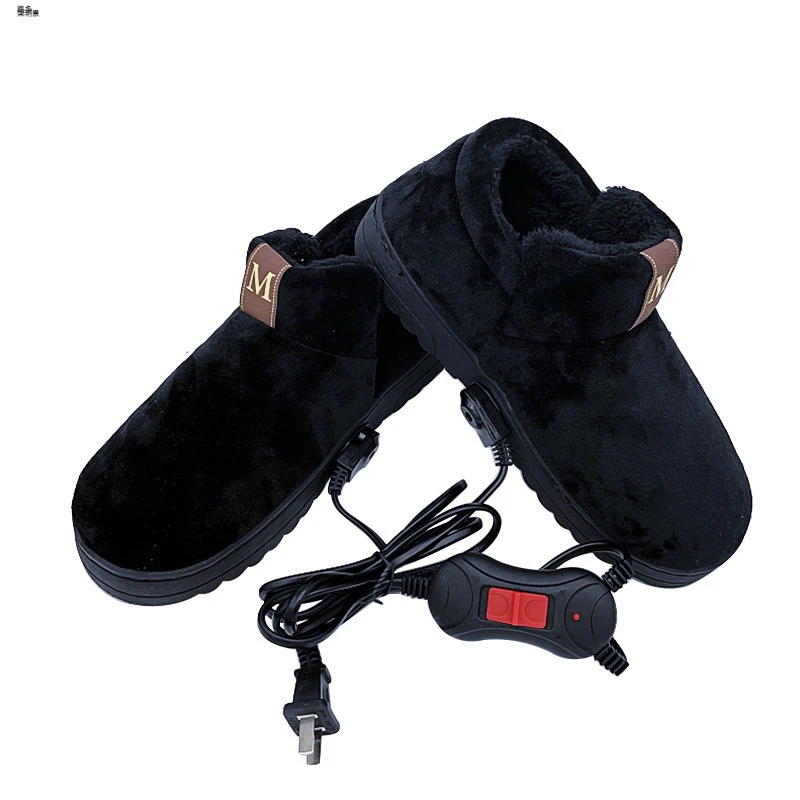 暖脚宝插电暖鞋充电可行走女电加热拖鞋冬天办公室捂脚垫保暖神器