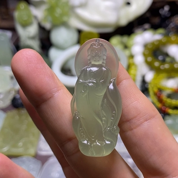 岫玉未镶嵌岫玉挂件