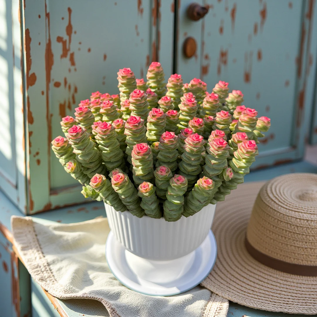 中国红钱串锦（50头）带新款罗马盆栽好送底座云南昆明基地直发