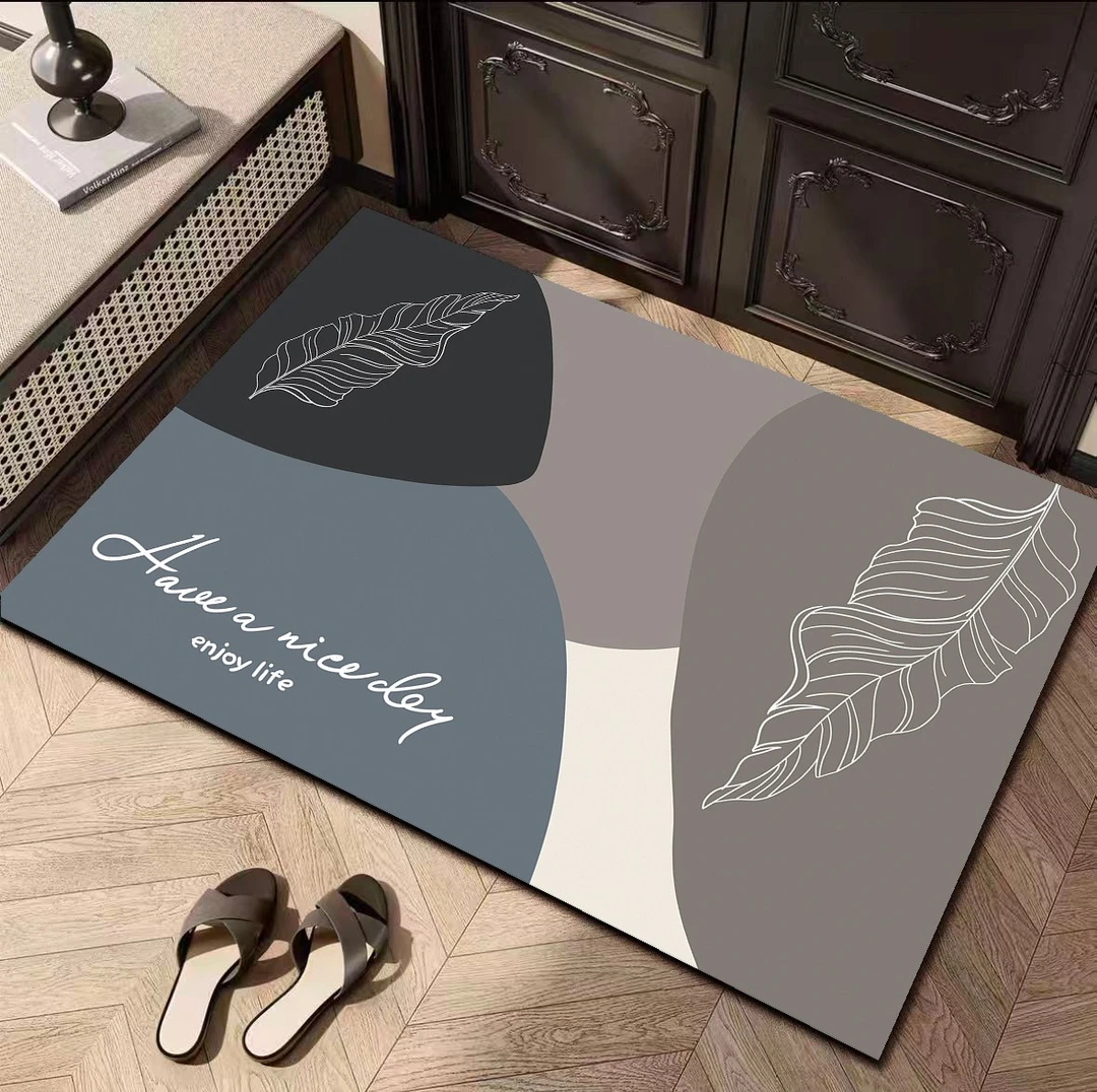 RH-22【60*90cm】硅藻泥地垫入户玄关卫生间门口浴室吸水防滑垫子