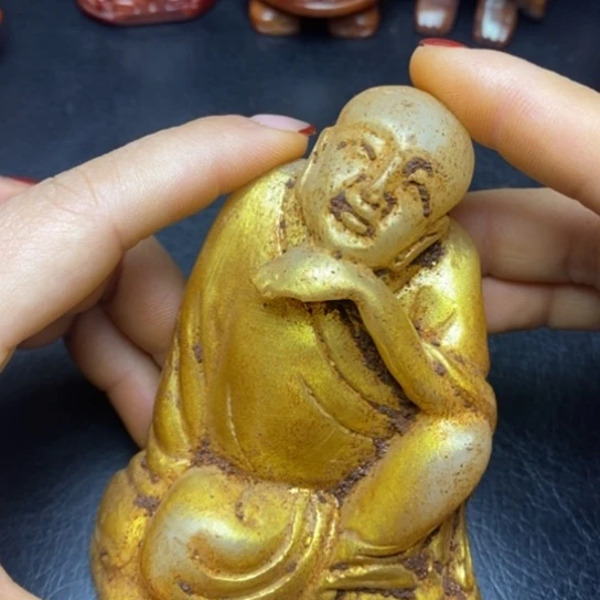 白玉菩提吊坠摆件