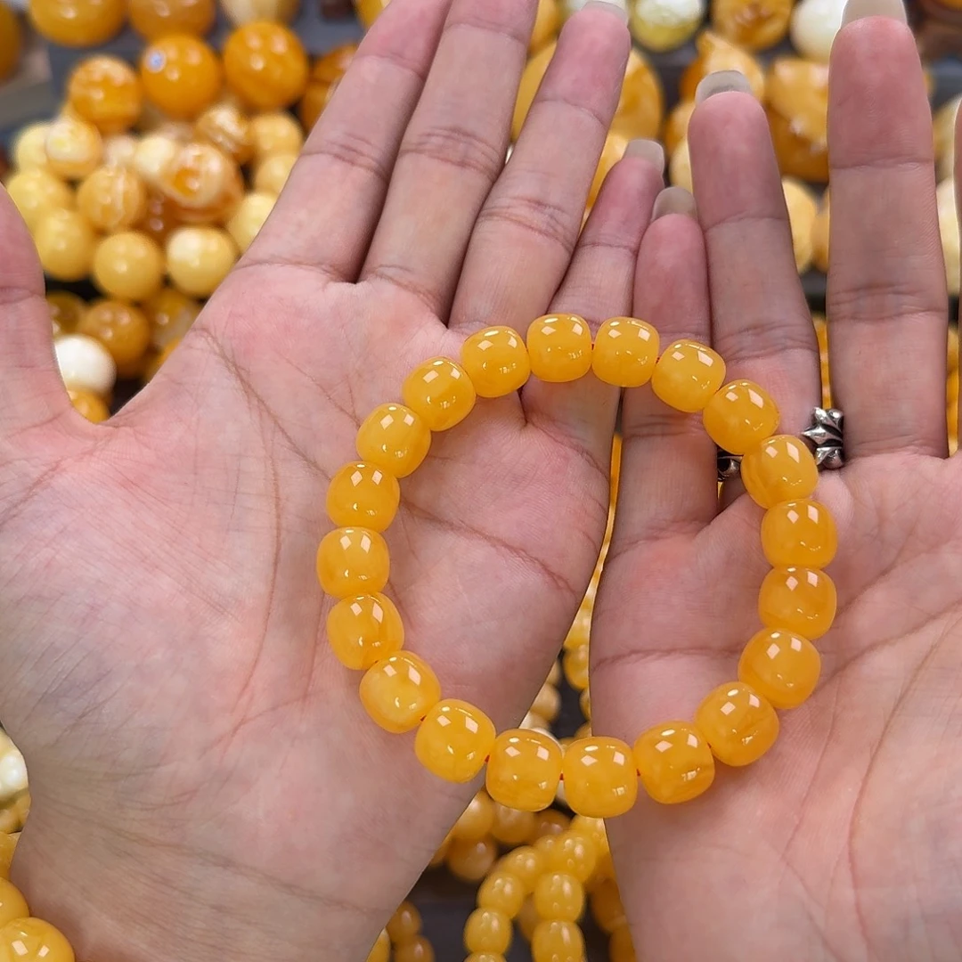 蜜蜡未镶嵌珠宝奇石同料12mm