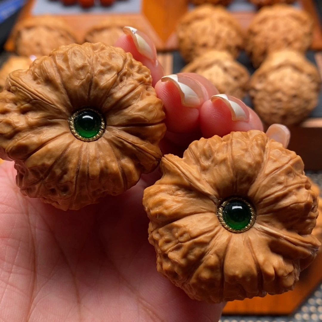 把件文玩核桃43尺南瓜墩