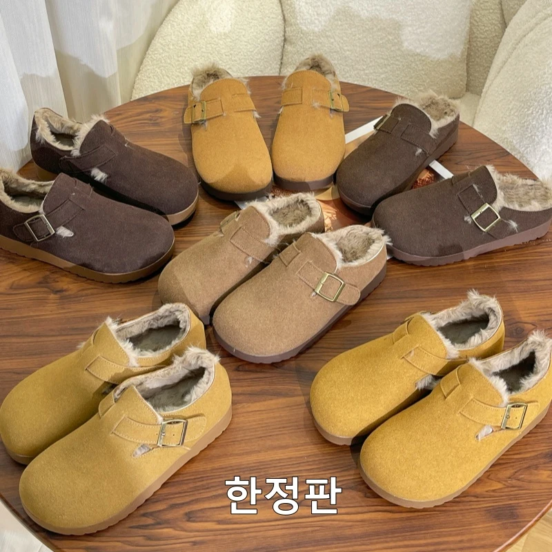 XGXC复古文艺勃肯冬新款百搭休闲舒适软底勃肯女鞋拖鞋XG7818-1 M