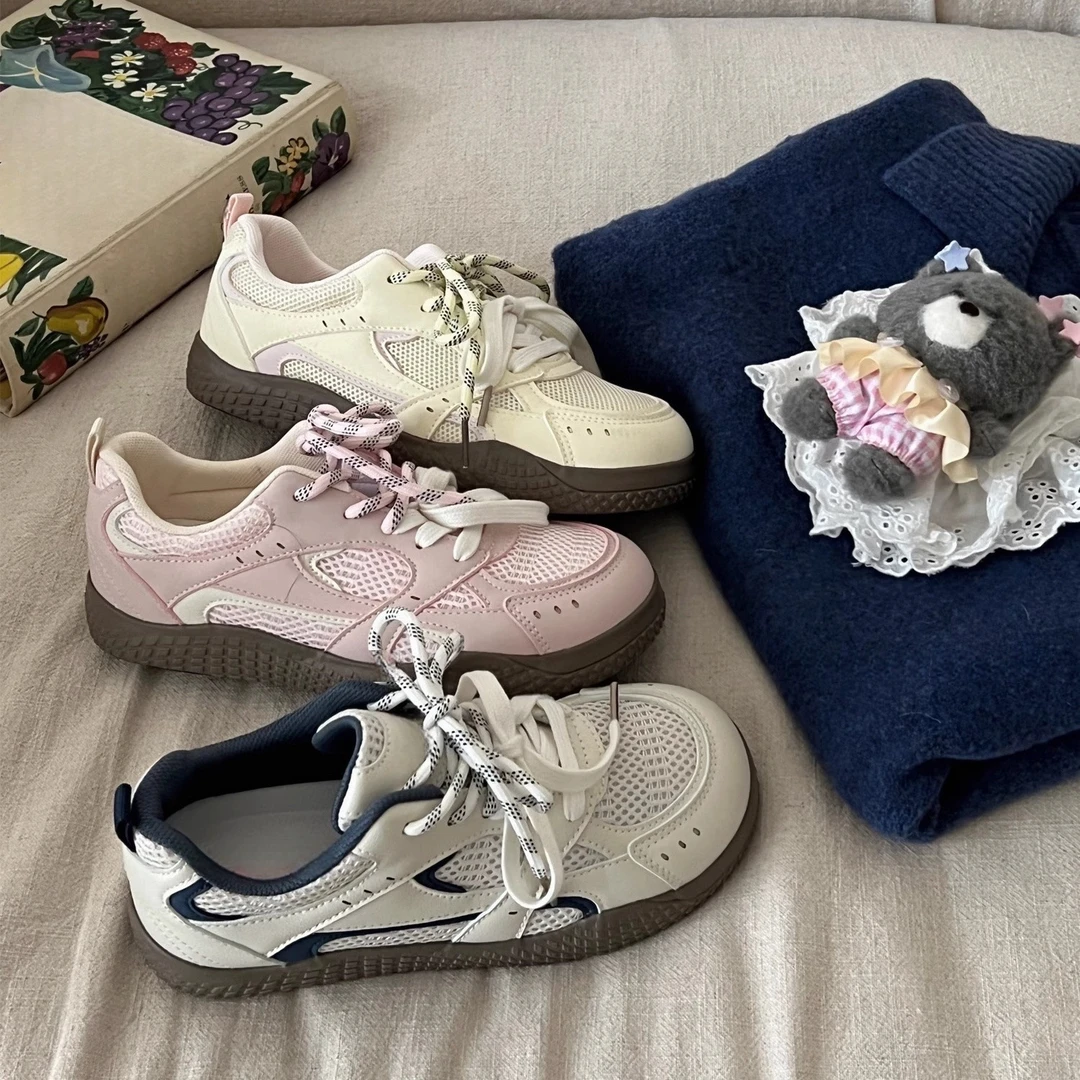 【拉萨发货】德训板鞋女生新款chic小众韩版低帮百搭运动小白鞋
