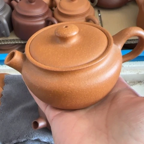紫砂茶壶用****1黄降坡泥160cc