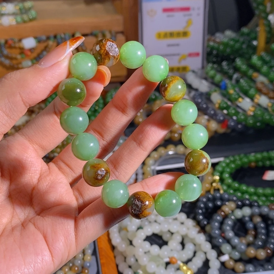 和田玉未镶嵌手链