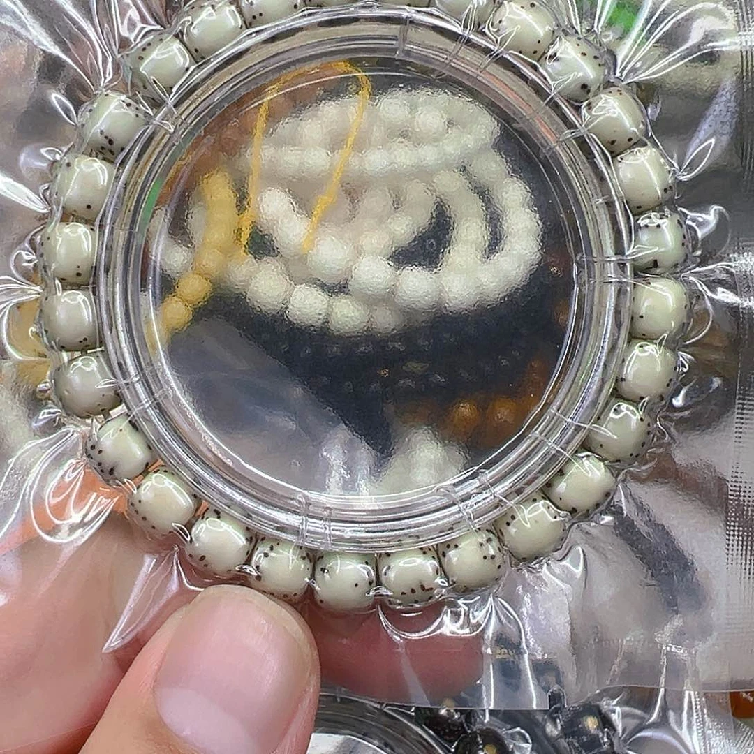星月菩提手串71动地半臂大留白星月菩提单圈8×7