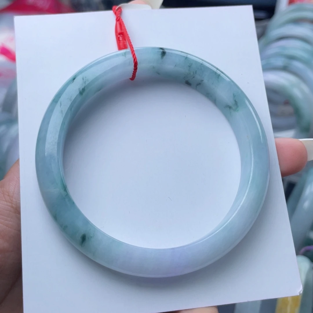 翡翠未镶嵌手镯62圈