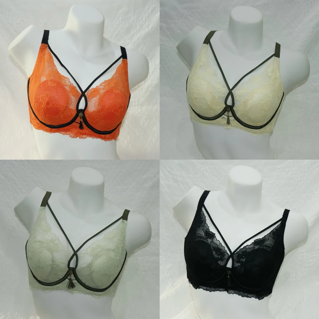 [毛茸茸]调整型侧收副乳超薄杯小胸聚拢防下垂透气女内衣