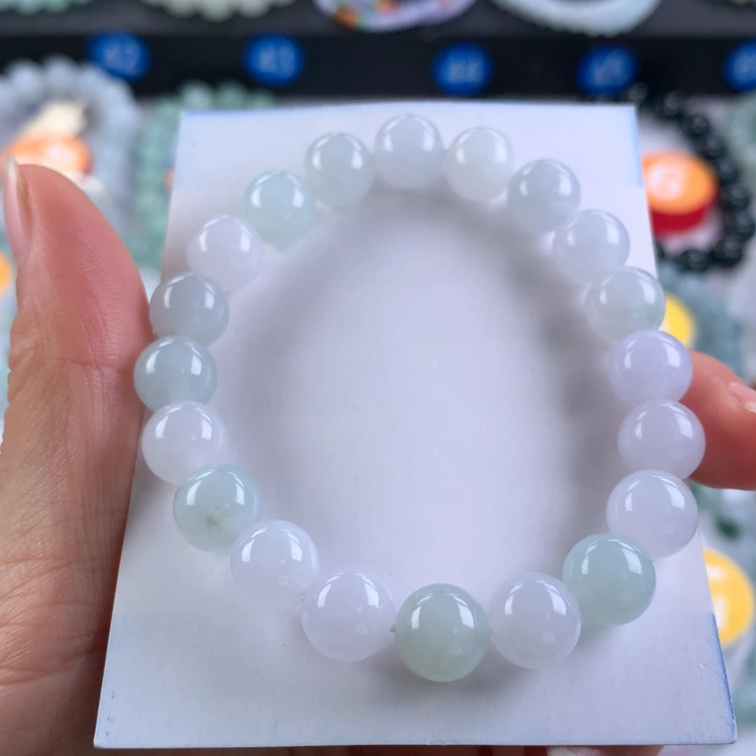 随***、翡翠未镶嵌手链卡9.2