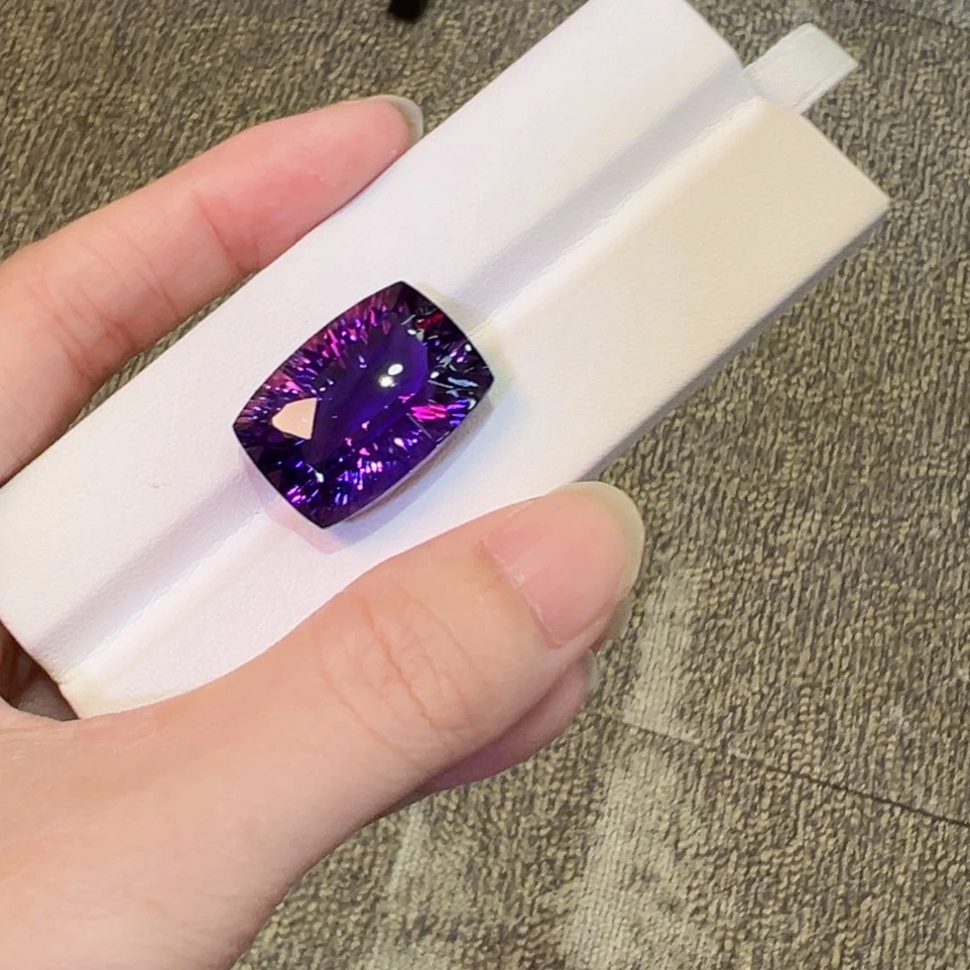 紫晶珠宝半成品未镶嵌27ct