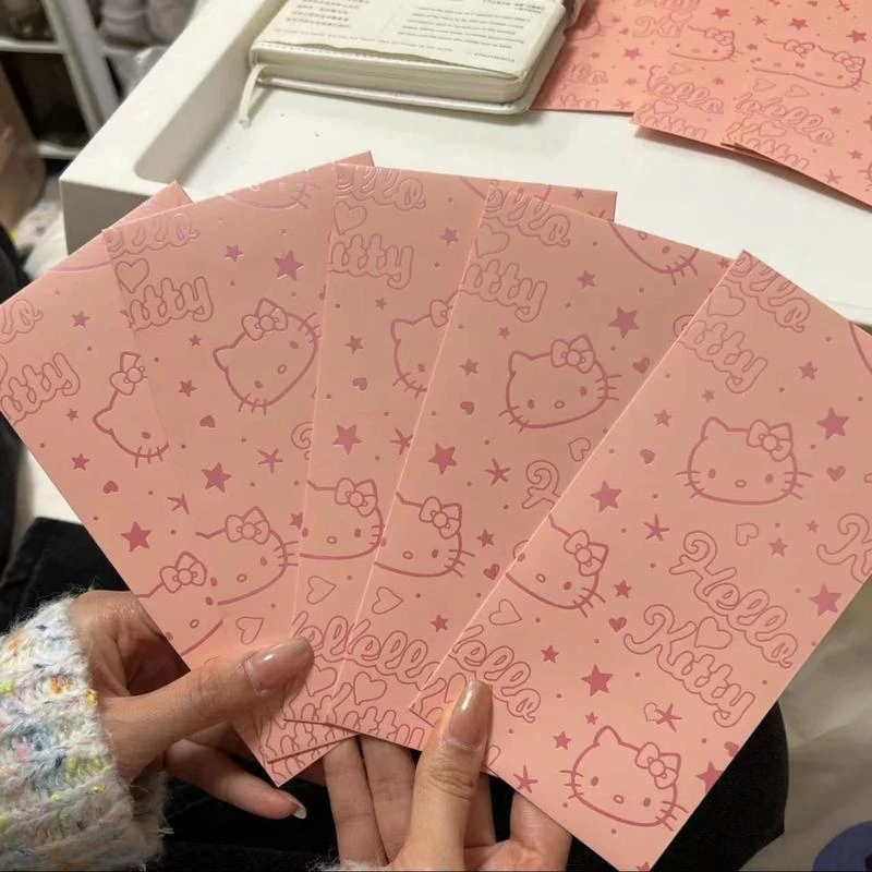 粉色大头hellokitty新年红包2025七夕创意少女心可爱卡通