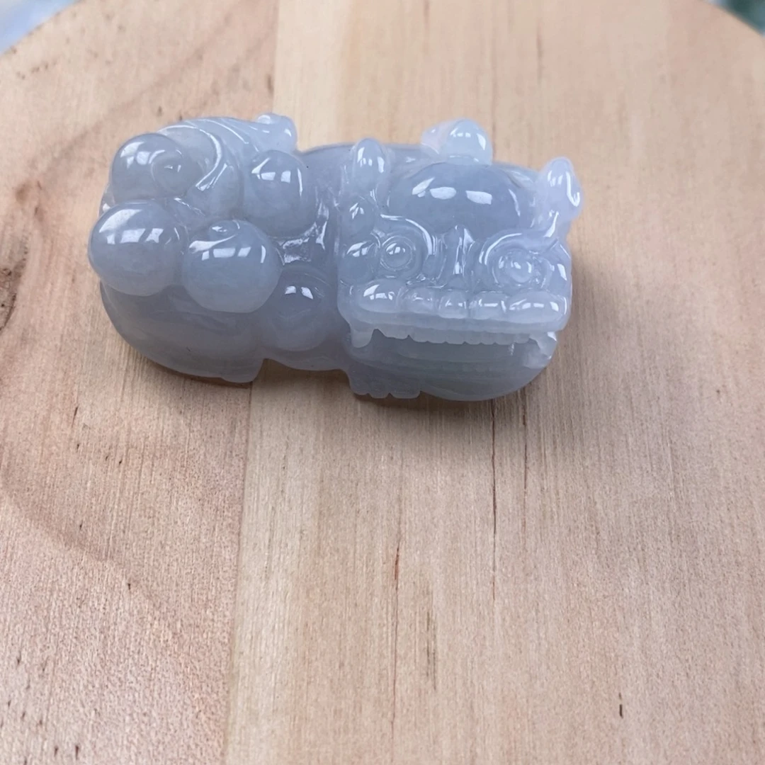 翡翠未镶嵌颈饰多人霸王貔貅吊坠