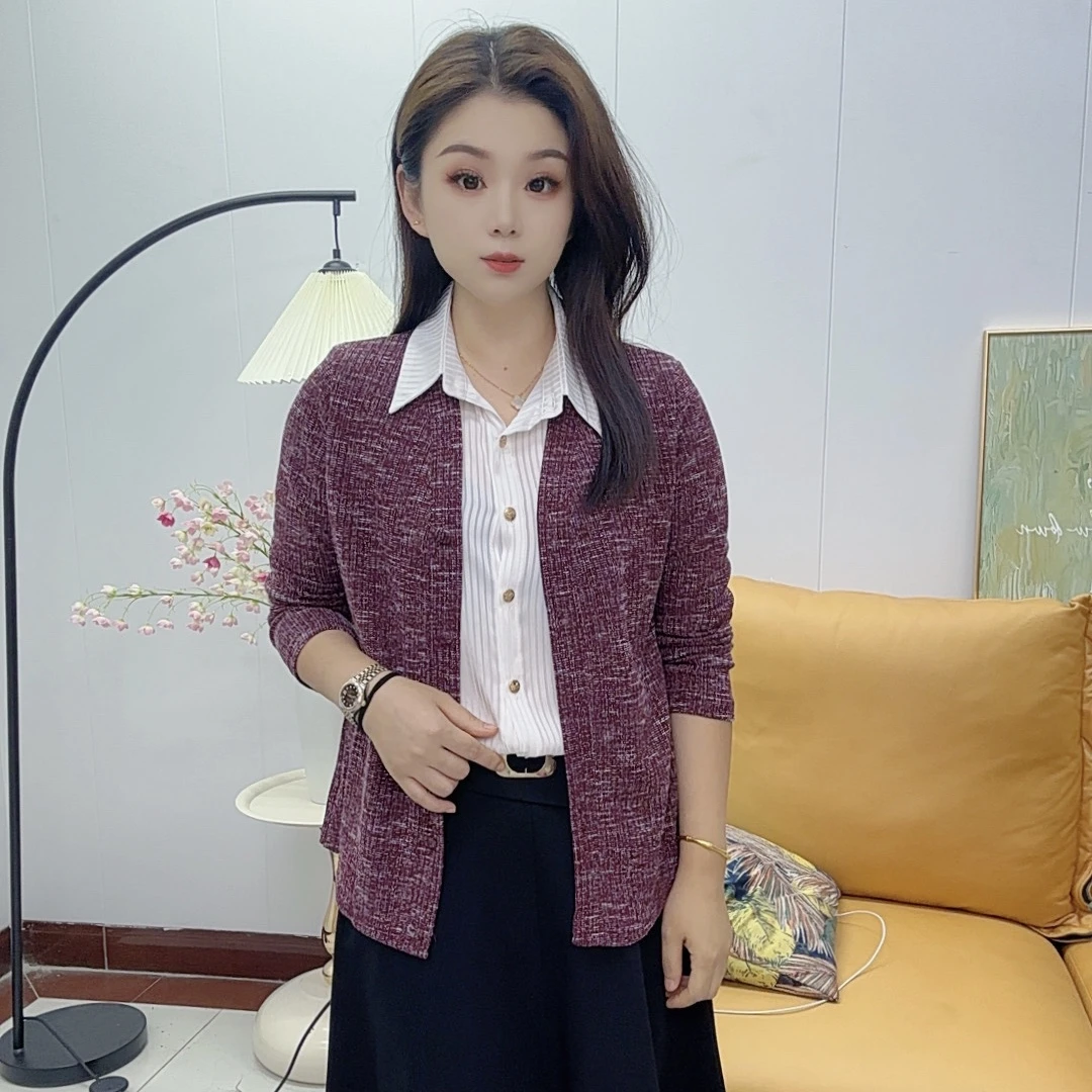 2025新款外搭秋季开衫女装外套上衣洋气女装休闲百搭时尚显瘦外搭