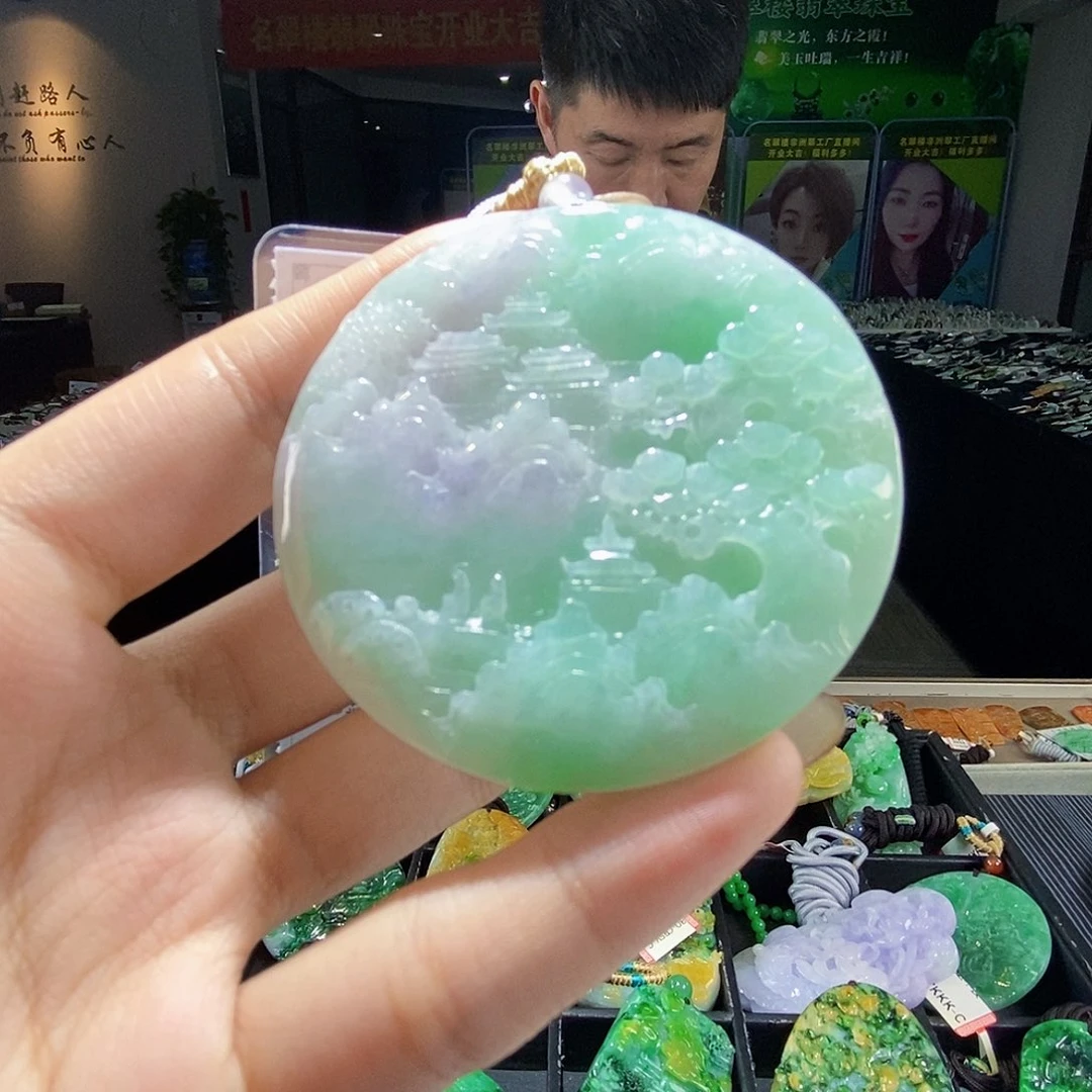 颈饰未镶嵌翡翠翡翠