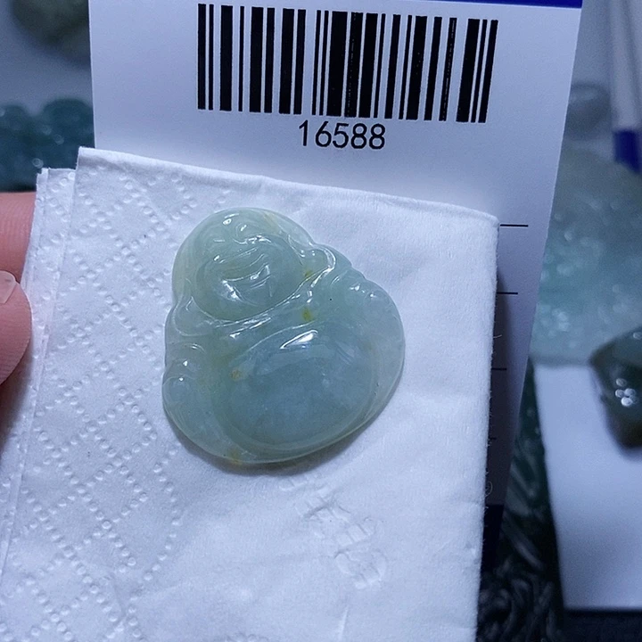 颈饰未镶嵌翡翠天光墟翡翠市场现金代购