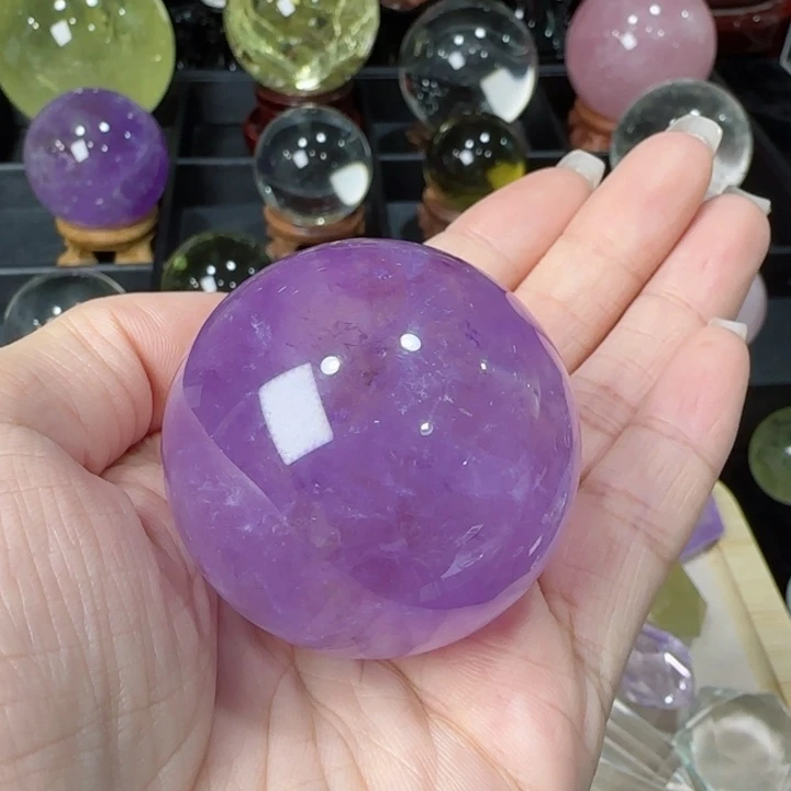 水晶天然水晶球E23未镶嵌天然4.7公分