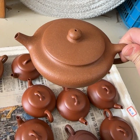 紫砂茶壶@*卢黄降坡泥220c c